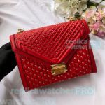 Top Copy Michael Kors Whitney Red Quilted Leather Chain Shoulder Bag
